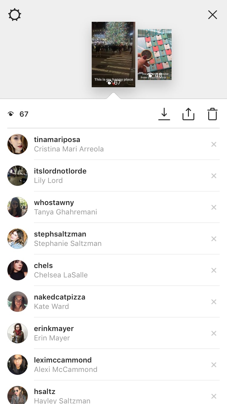 How to see deals who watched instagram story