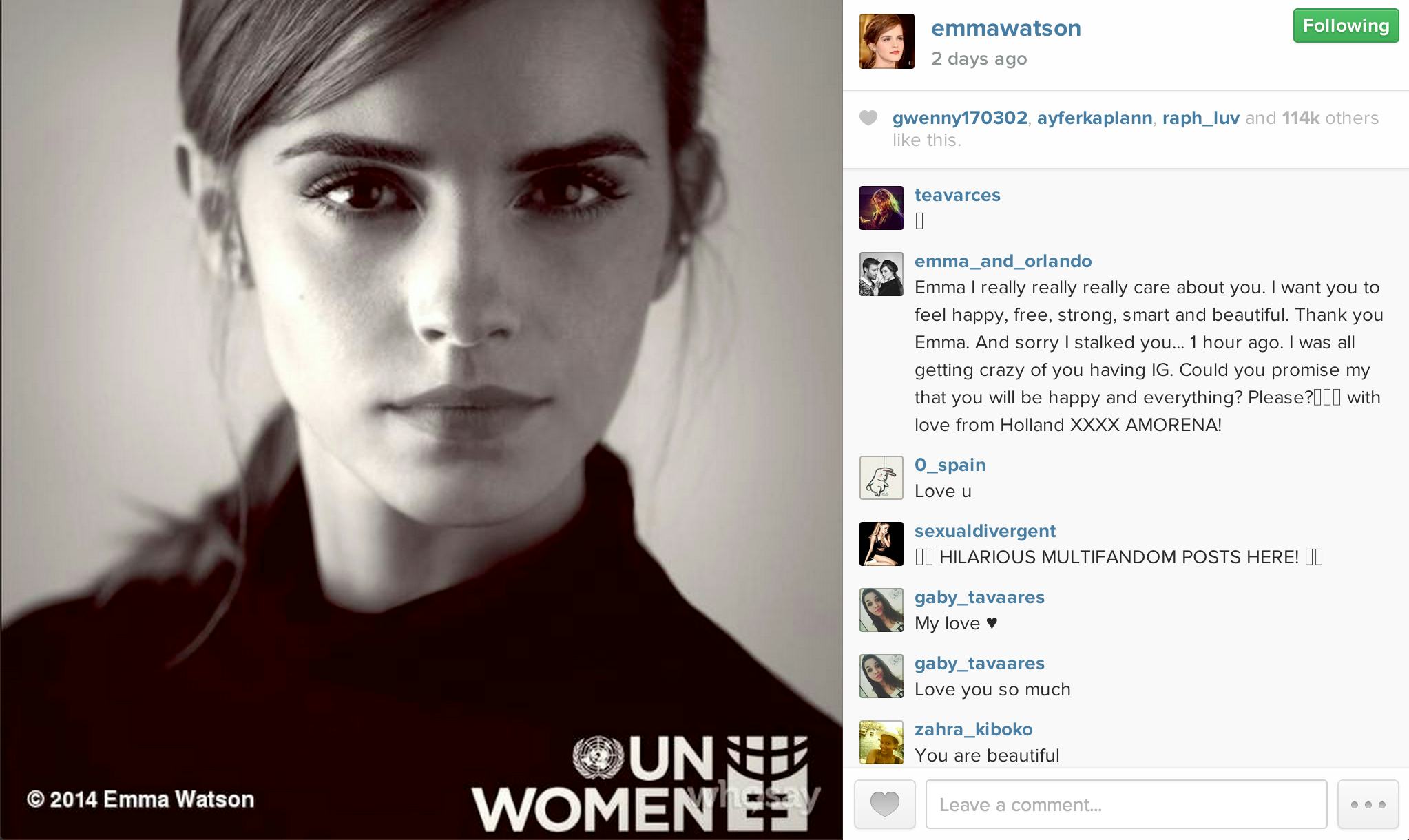 Emma Watson Joins Instagram & Our Expectations Are Very, Very High