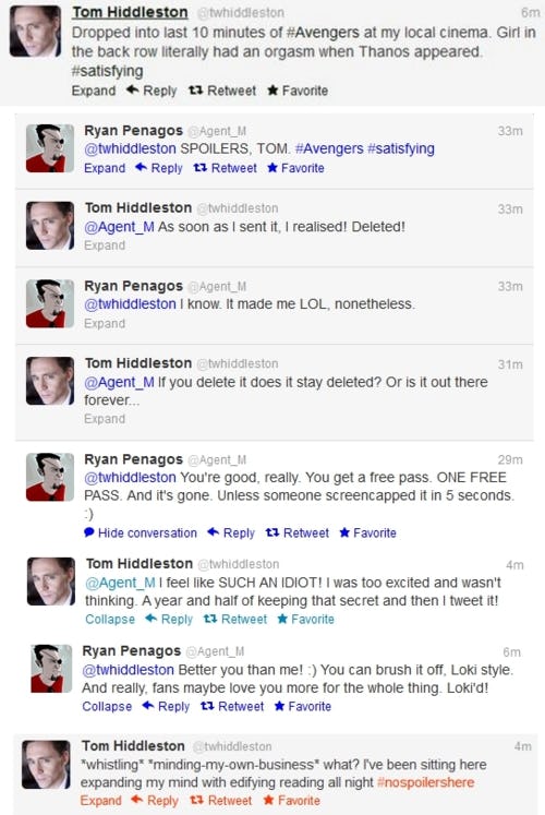 Tom Hiddleston's 20 Best Tweets To Tide You Over Until He's Finally