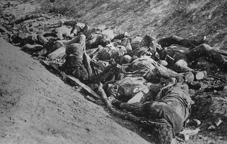 Confederate Soldiers Dead During Civil War
