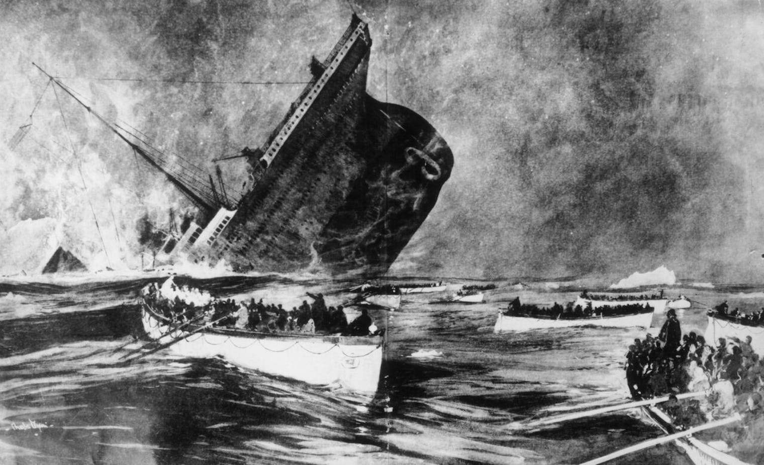 9 Eerily Realistic Drawings Of The Titanic As It Sank, Drawn Shortly ...