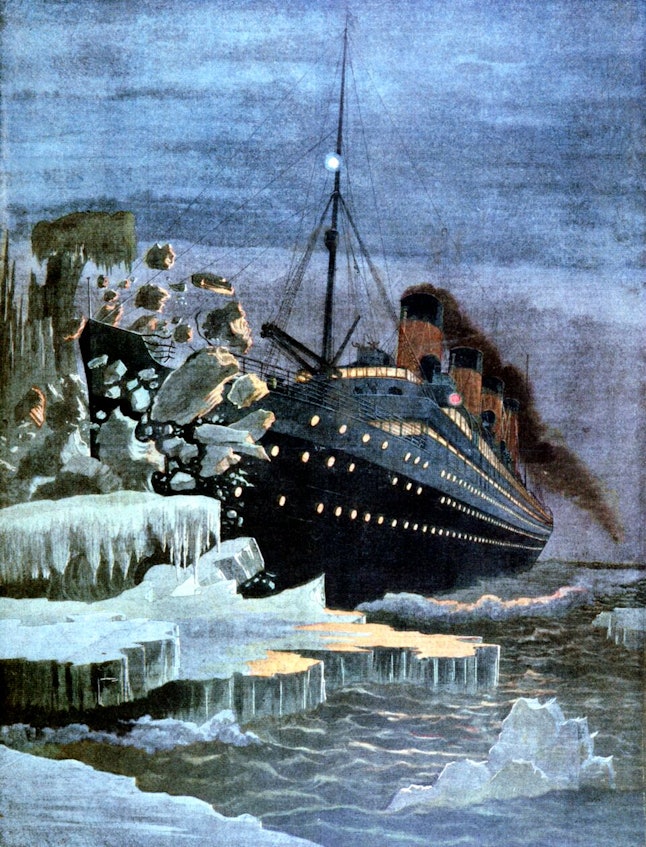 What If The Titanic Hit The Iceberg Head On 9 Eerily Realistic Drawings Of The Titanic As It Sank, Drawn Shortly
