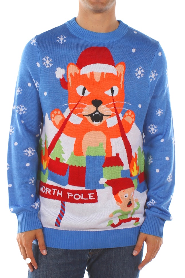 Cat Ugly Christmas Sweater 