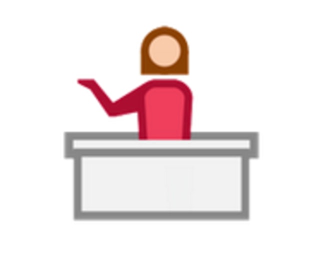What Does The Pink Lady Emoji Mean The Information Desk Person