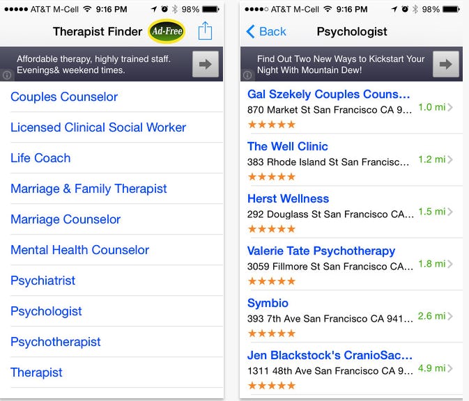 4 Apps To Help You Find A Therapist That Works For You