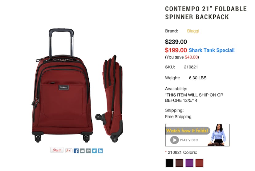 Where to Buy Shark Tank s Biaggi Luggage Because Suitcases Don t Make for Great Home Decor