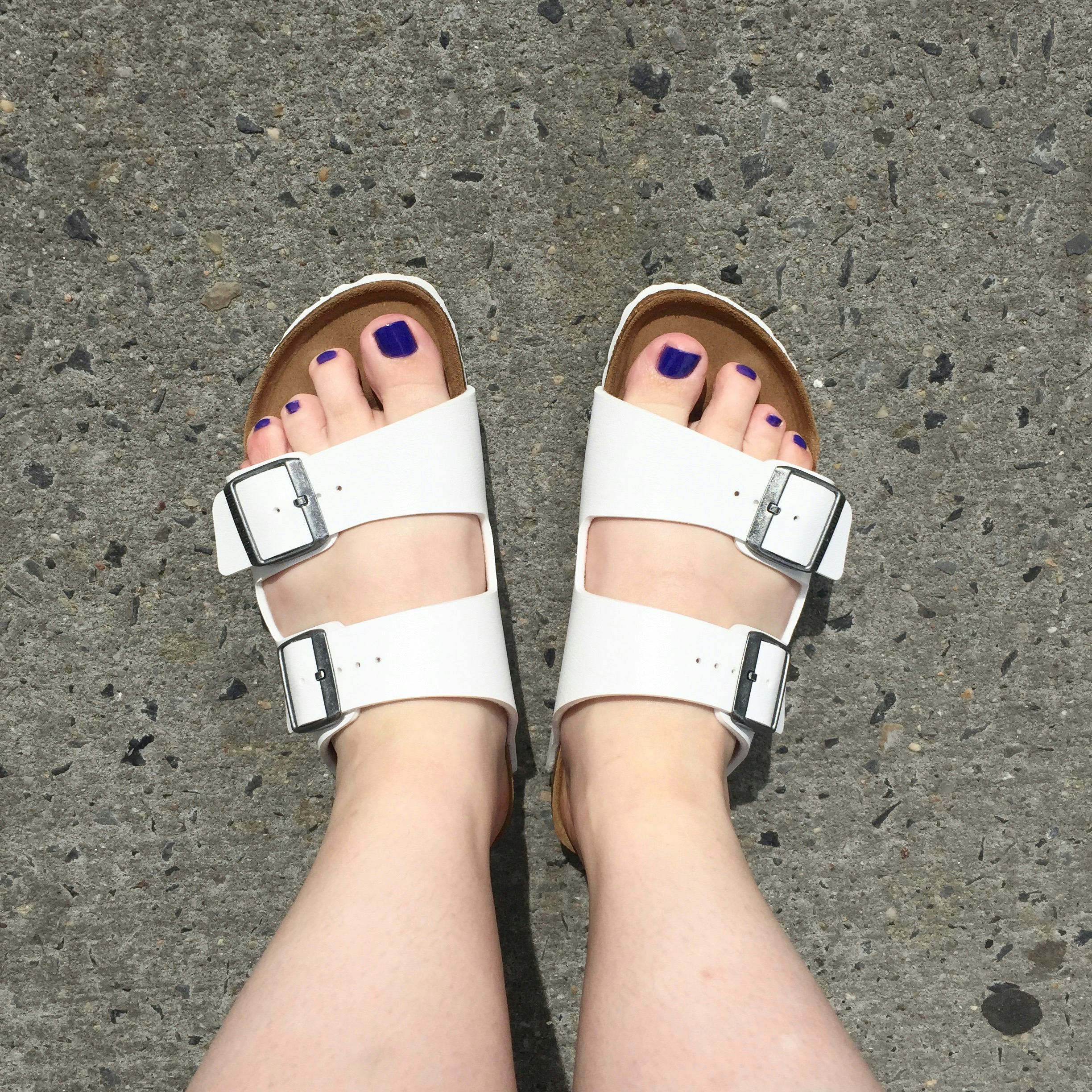 My birkenstocks are online too big