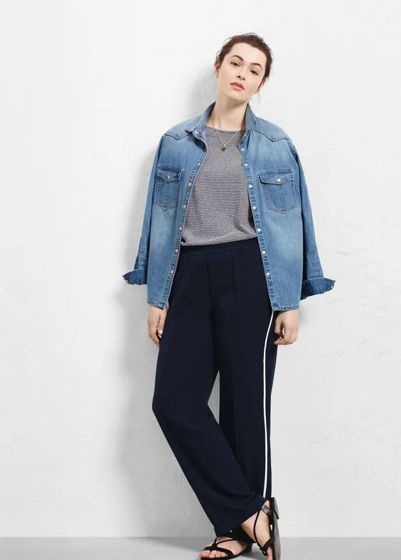 Plus Size Sporty Two Piece