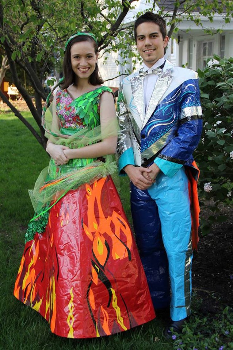 2025 Duct Tape Prom Dress Size