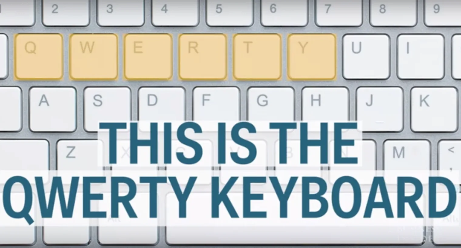 Qwerty Order Why Do We Have QWERTY Keyboards Instead Of Alphabetical Ones? The Keys ...