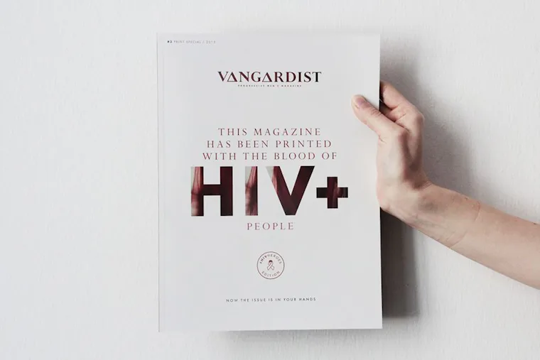 'Vanguardist' Magazine Fights HIV Stigma By Using HIV Positive Blood To ...