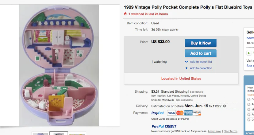 Tammy's Palm Tree Island Polly Pocket 1989 Tammy's Palm Tree Island Polly Pocket 1989