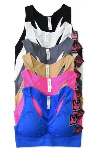 12 Best Racerback Bras With Straps That Won’t Slip Under Sleeveless Tops