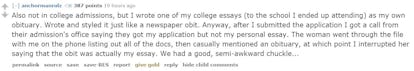 funny college entrance essay