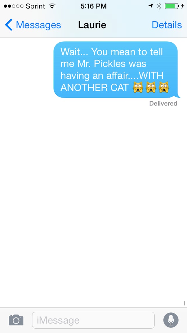 What does the cat emoji mean in texting