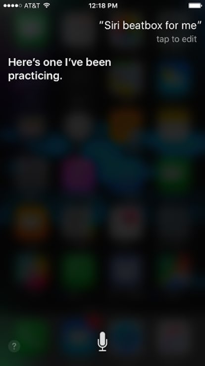 siri will beatbox for you if you ask
