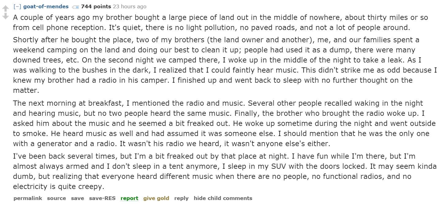 15 Creepy Camping Stories From Reddit That Will Make You Never Want To