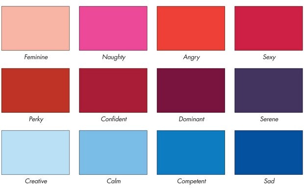 Color Science Reveals Which Shades Are Perceived As Sexy, Sad