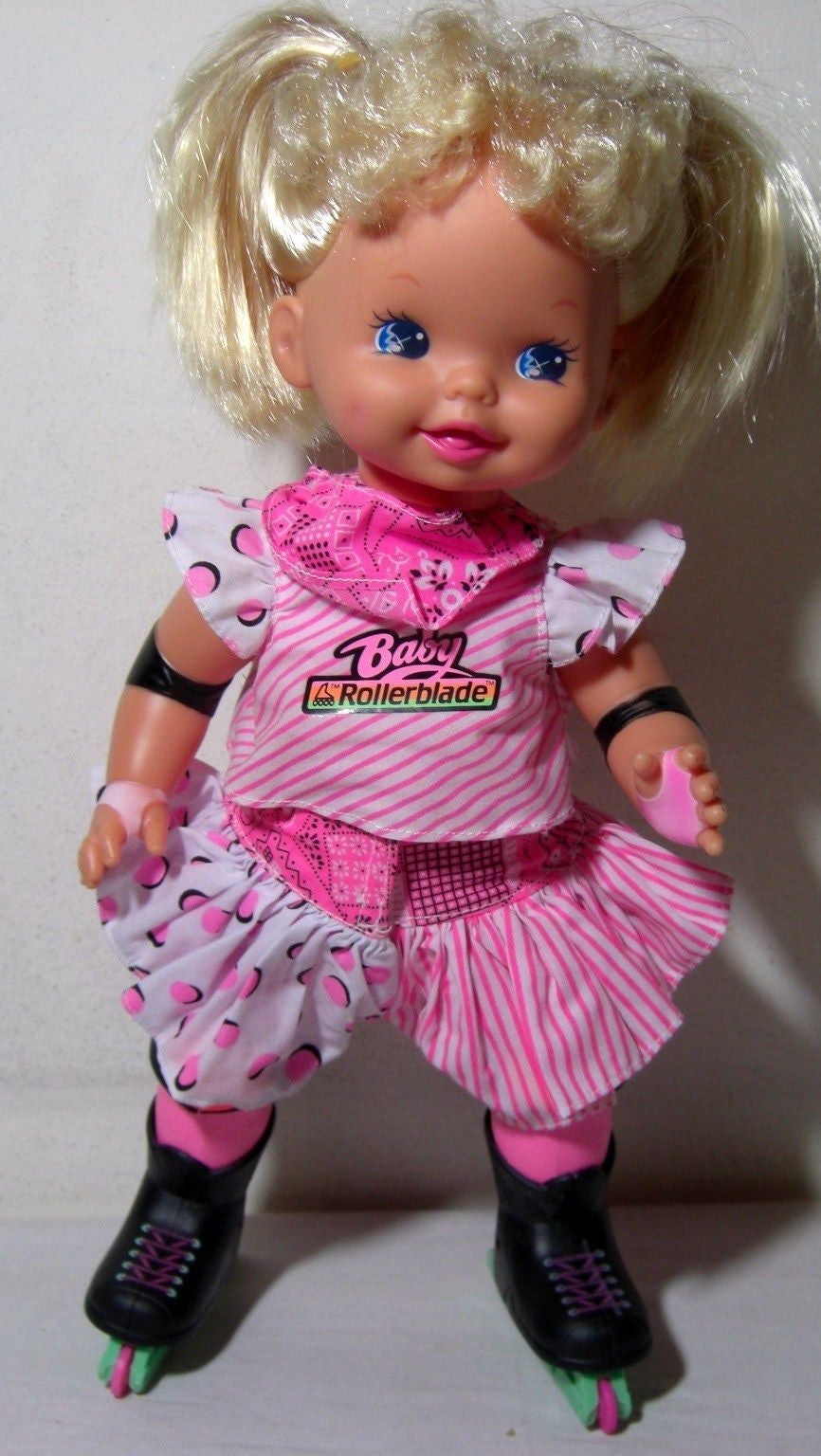 baby rollerblade doll