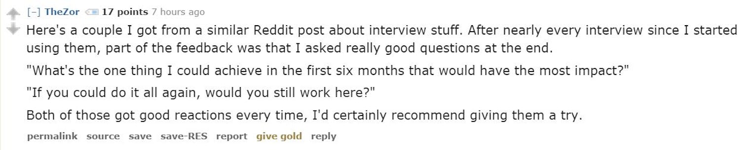 12 Questions To Ask At The End Of A Job Interview, According To Reddit