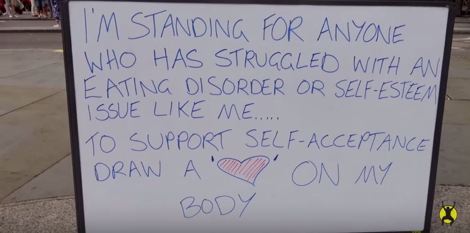 Jae West Undressed In Public To Make A Statement About Body Image And