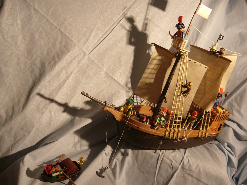 90s pirate ship toy