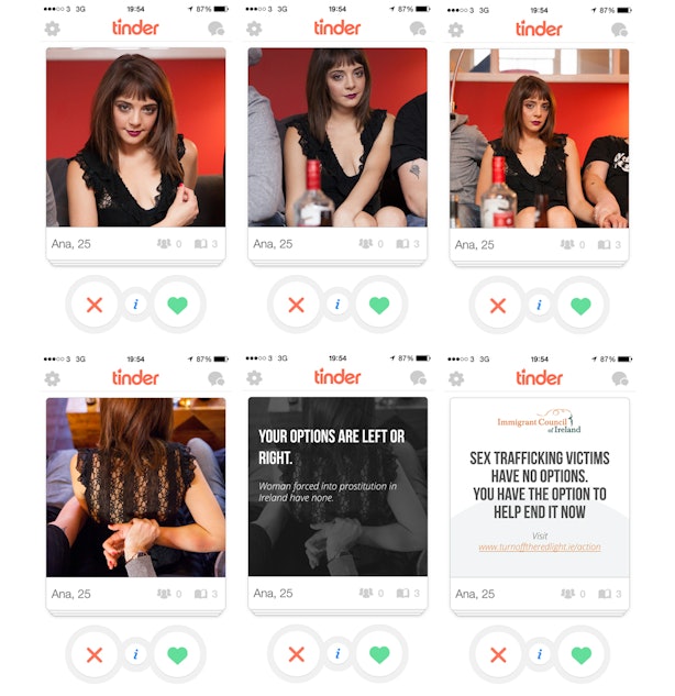Eighty Twenty Ad Campaign Uses Fake Tinder Profiles To Raise Awareness Of Sex Trafficking