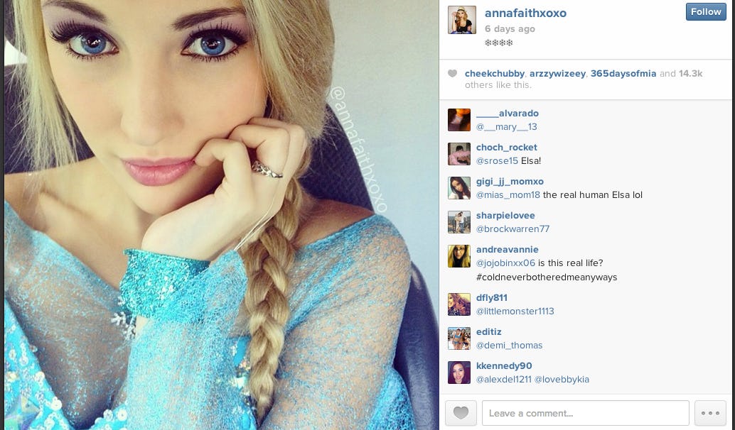 Girl Looks Exactly Like Elsa From 'Frozen' & It's Time Disneyland Gave