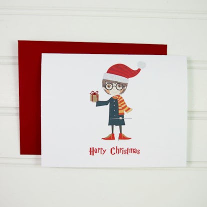 R113 weihnachtskarten geek 13 Harry Potter Christmas Cards You'll Need This Holiday Season