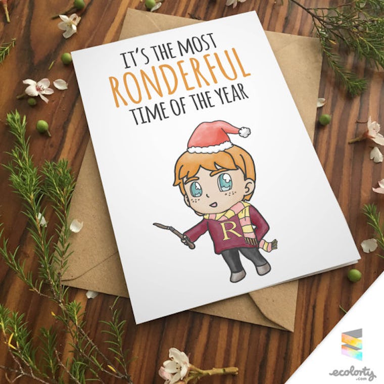 13 harry potter christmas cards you'll need this holiday season 13 Harry Potter Christmas Cards You'll Need This Holiday Season