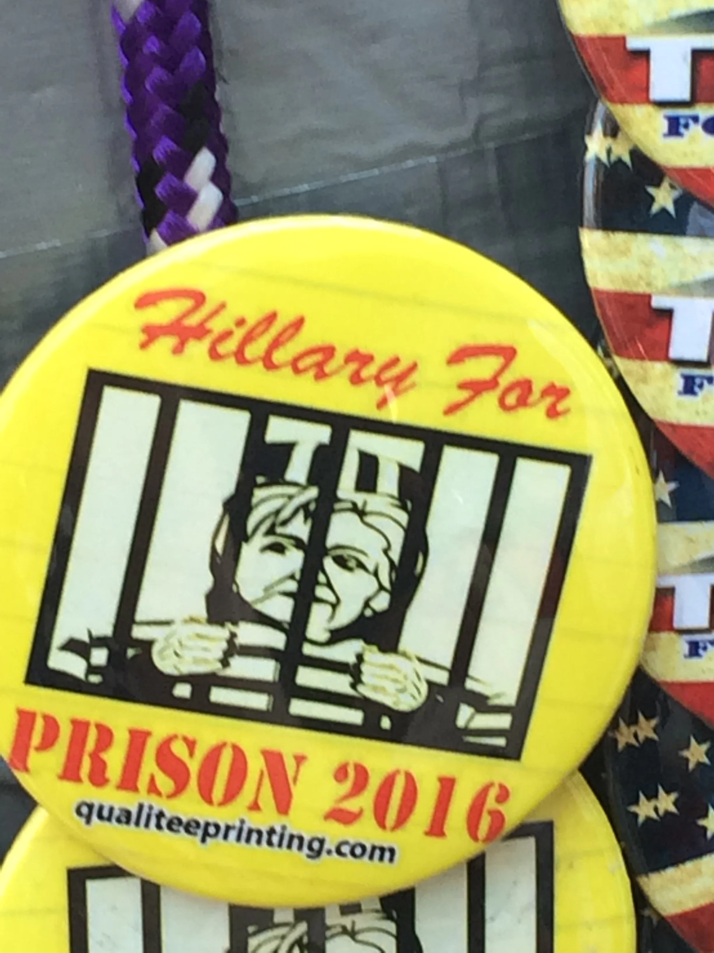 We Found These 8 Hillary Clinton Buttons At The RNC & Ranked Them From ...