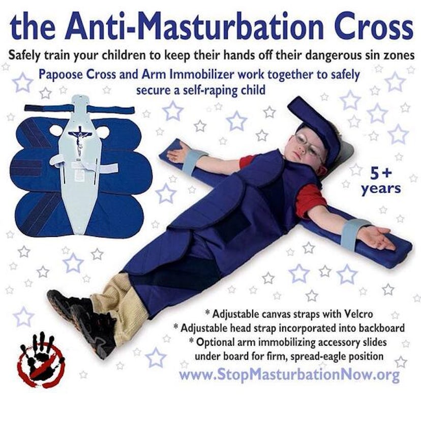 "AntiMasturbation Cross" Will Keep Your Kid From Masturbating