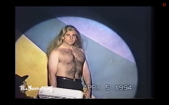 Steve Carell Stephen Colbert Playing Fabio In Vintage Clip Will