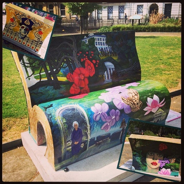 BookThemed Benches are Popping Up All Over London, and They're