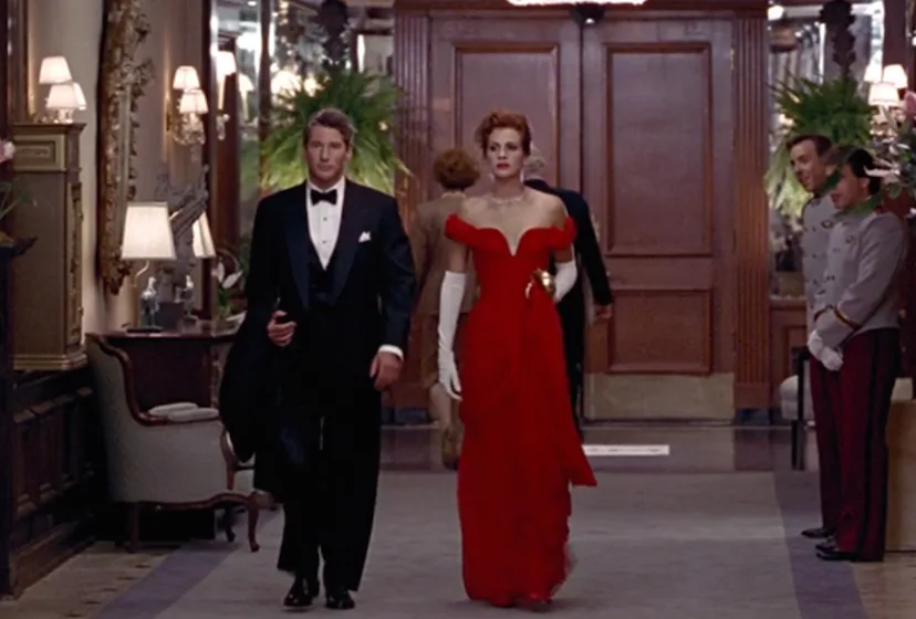red dress pretty woman costume Vivian Red Dress Pretty Woman Costume