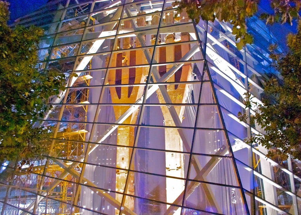 New World Trade Center Logo Honors 9/11 Sites With Five Simple White Bars