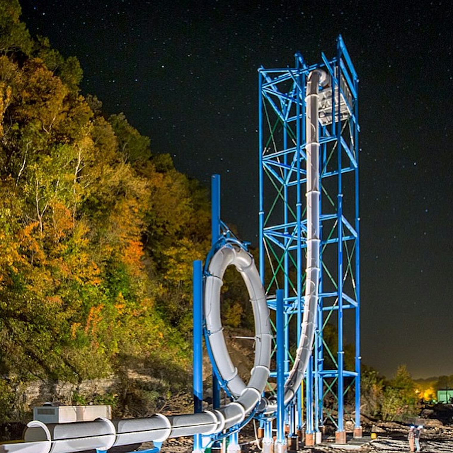 The Sky Caliber Vertical Loop Water Slide Is On Its Way To Scare You ...