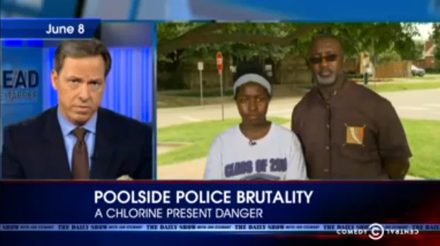 Jon Stewart Tackles That McKinney Pool Party Arrest Video Hilariously ...