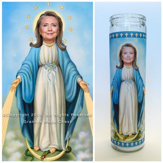 This Amazing Hillary Clinton CrossStitch Pillow & 10 More Hilz