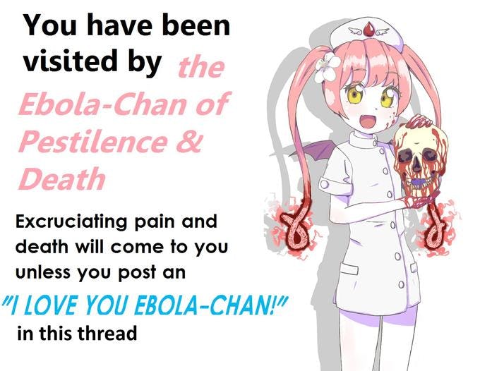 The 4chan "EbolaChan" Conspiracy Meme Is Tasteless And Horrifying
