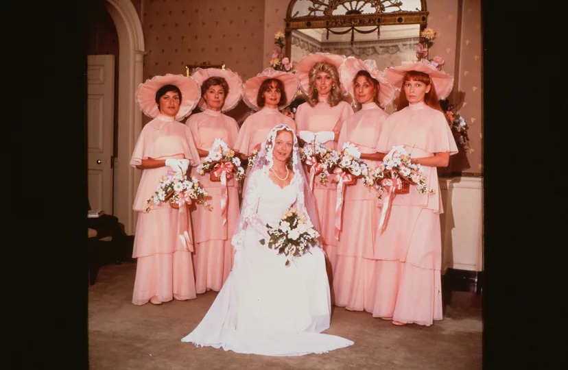 bridesmaid dresses from the past Photos That Show the Evolution of Bridesmaid Dresses