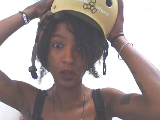 7 Tips For Wearing A Helmet With AfroTextured Hair — PHOTOS