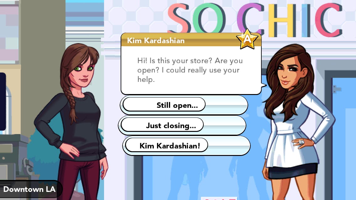 The Kim Kardashian iPhone Game Reveals Just How Conceited Kim Can Be