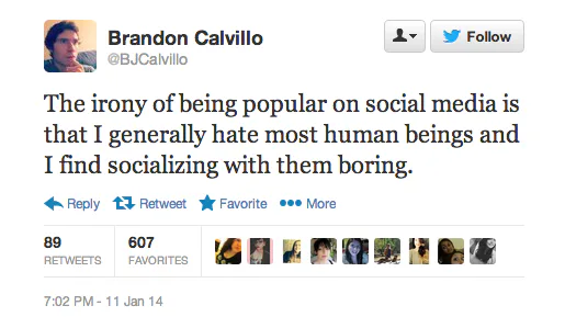 Brandon Calvillo Is A Hilariously Self-Aware Internet Celebrity — They