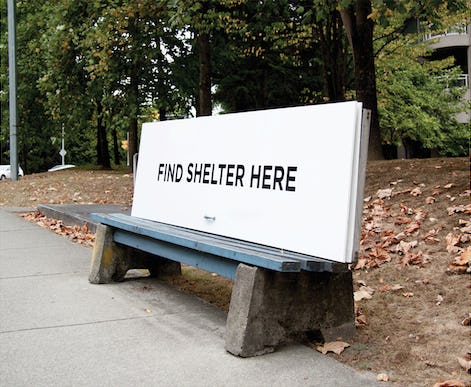 Vancouver's Thoughtful RainCity Homeless Benches Puts London's Anti