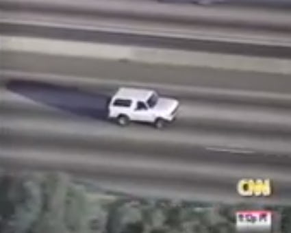 Remembering O.J. Simpson's Insane Car Chase In His White Bronco, Minute ...