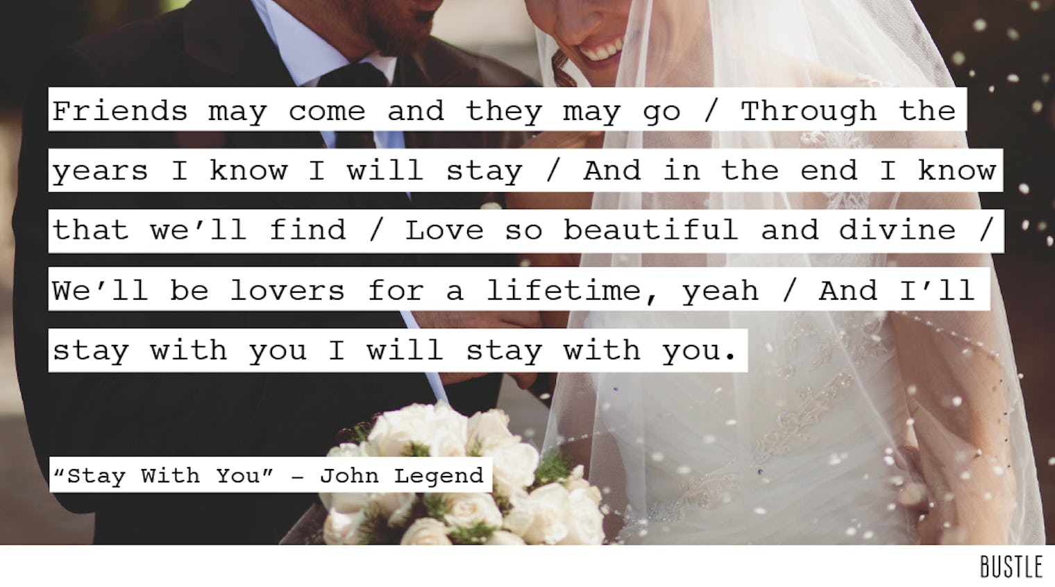 12 Wedding Song Lyrics That Will Help You Choose Your First Dance Tune