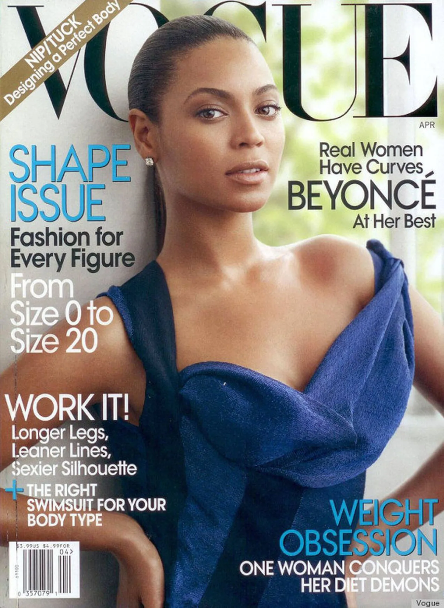 Beyonce's First 'Vogue' Cover Was So Sophisticated, Featuring A Slicked ...