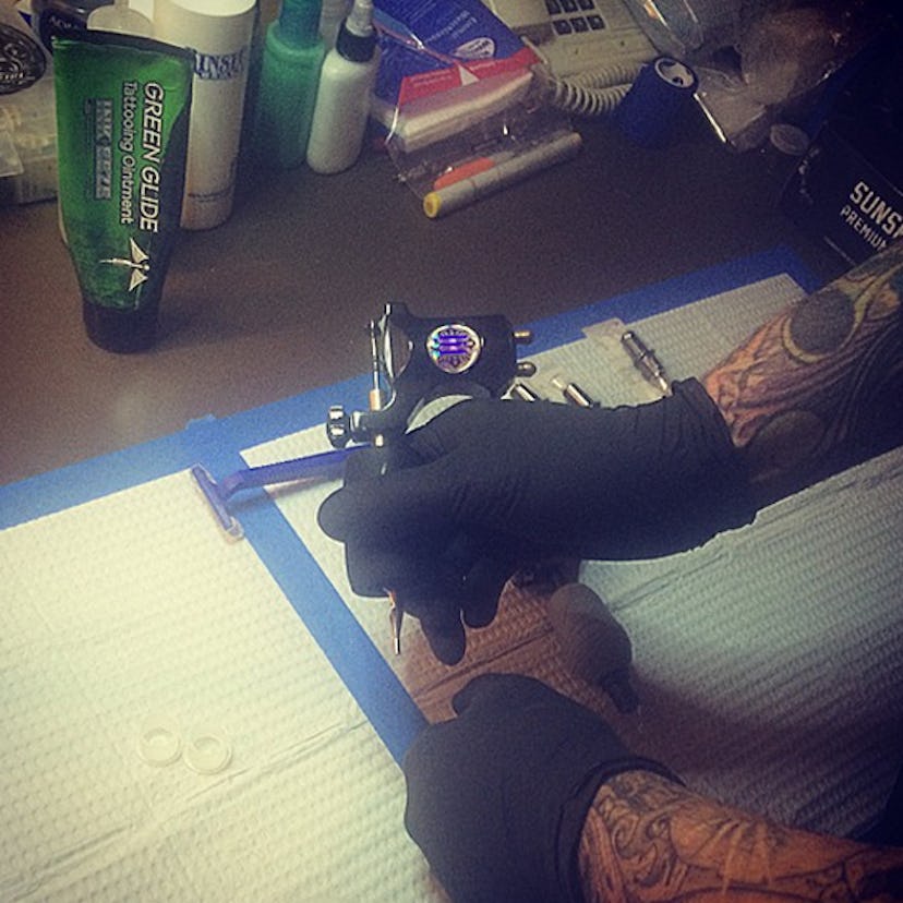 Lady Gaga Unveils Little Monsters Tattoo