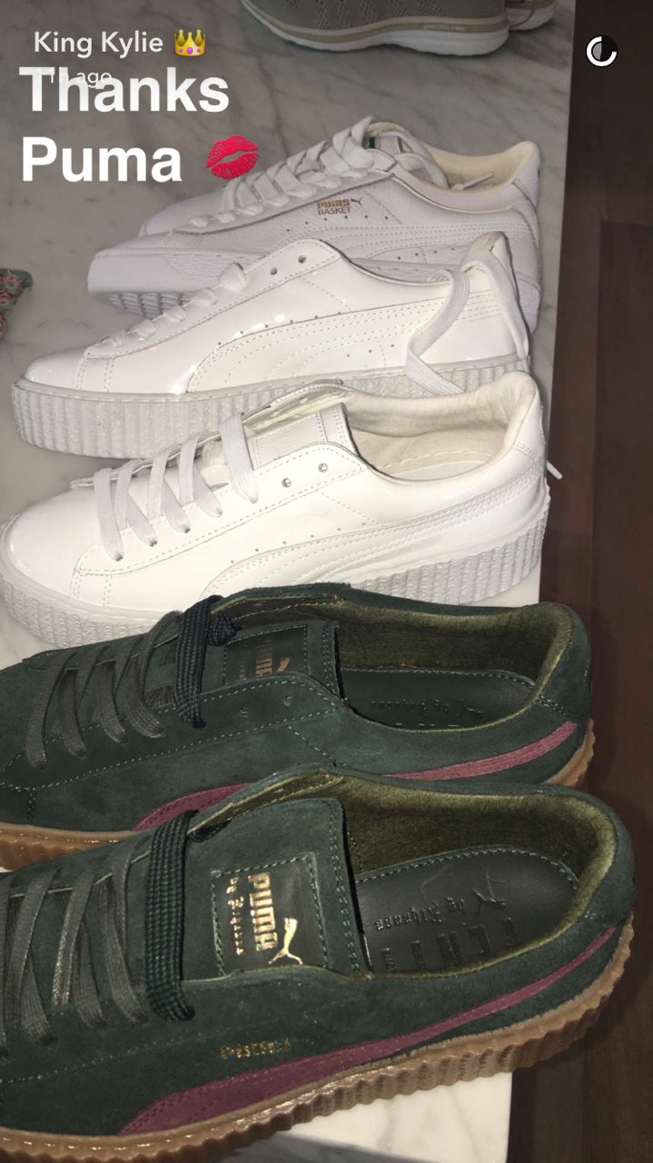 Does Kylie Jenner Wear Puma Creepers 